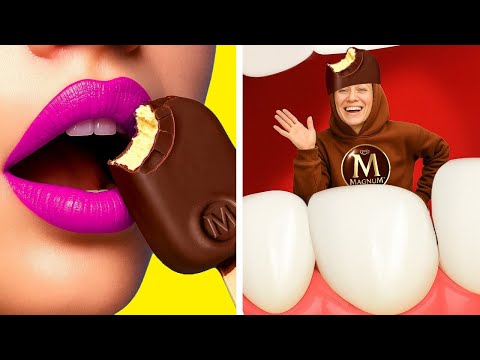 ЕСЛИ БЫ ЛЕТНЯЯ ЕДА СТАЛА ЛЮДЬМИ || Забавные ситуации с едой от 123 GO! SCHOOL