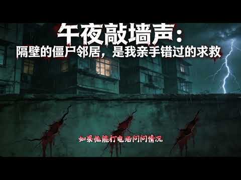 午夜敲墙声：隔壁的僵尸邻居，是我亲手错过的求救 #悬疑惊悚 #悬疑故事一口气看完 #恐怖故事 #悬疑