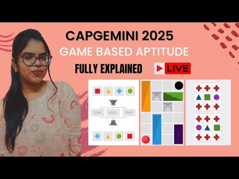 CAPGEMINI | Game based aptitude | Fully explained | Actual questions #capgemini #placement #gameplay