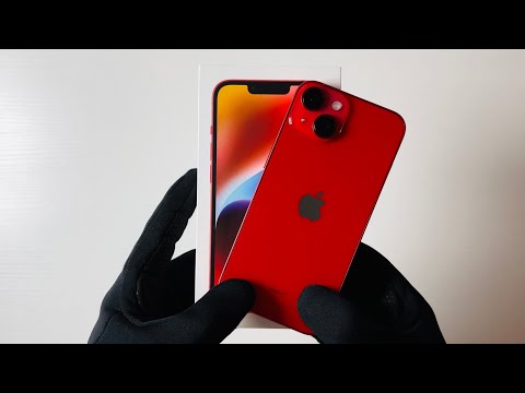 Unboxing iPhone 14 (Product)Red: Clear Case & 4K Camera Test