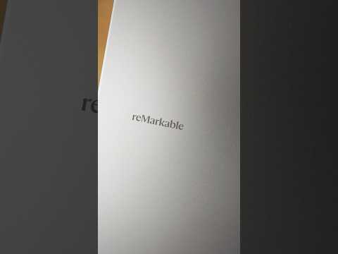 Unboxing the reMarkable Paper Pro