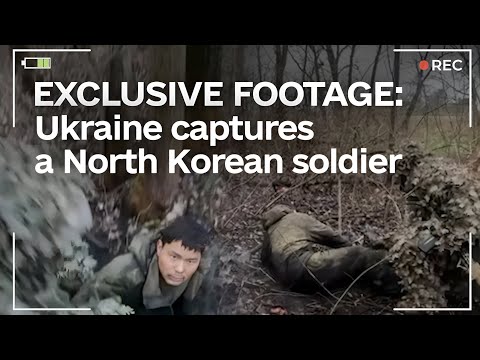 Ukrainian soldiers on capturing North Korean POW