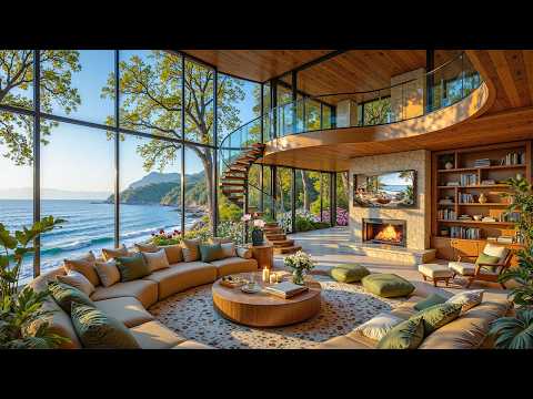 Quiet Jazz in Morning Spring for Focus | Tranquil Jazz Piano & Nature Ambience for Work, Study