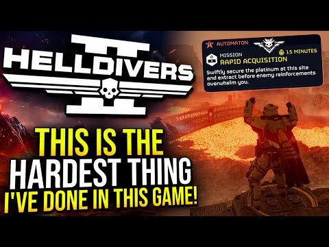 Helldivers 2 Just Dropped Its Hardest Mission Ever