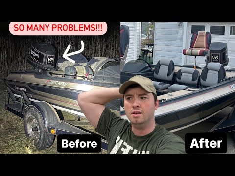 Can I Fix this Abandoned Bass Boat and Turn a Profit in Under 20 Minutes?