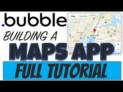 Building Map Apps (Map Component) with Bubble.IO | Bubble.io Tutorial for Beginners 2022