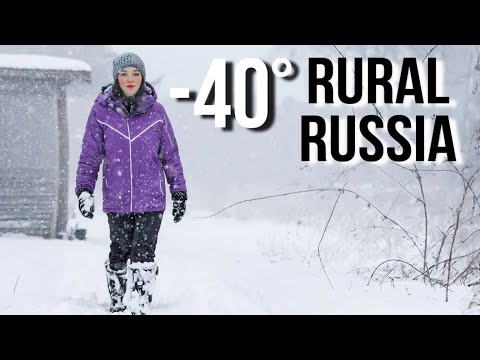 Daily Routine of a COUNTRY GIRL in The COLDEST Place in SIBERIA❄️Morning To Night Rural Life🥶