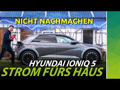 IONIQ 5 versorgt Haus mit Strom! (Bidirektionales Laden, Vehicle to Grid, Load, Home, V2L, V2G)
