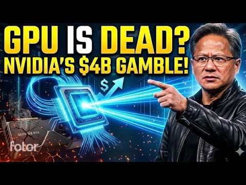 "NVIDIA Just Dropped $4B on Photonics — And It's Building Something Bigger Than GPUs"