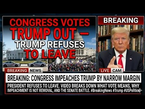 Congress has voted to impeach Donald Trump by the narrowest margin possible