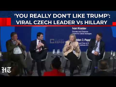 Hillary Unleashed: 'You Really Don't Like Trump' - Clinton Torches Czech Deputy PM In Epic Clash