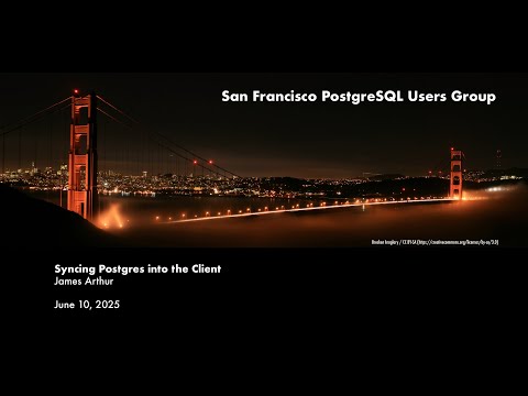 "Syncing Postgres into the Client" with James Arthur
