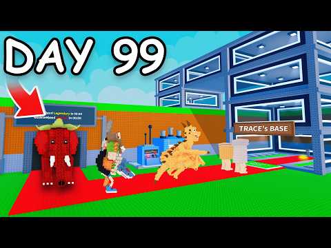 I Survived 100 DAYS in Steal a Brainrot!