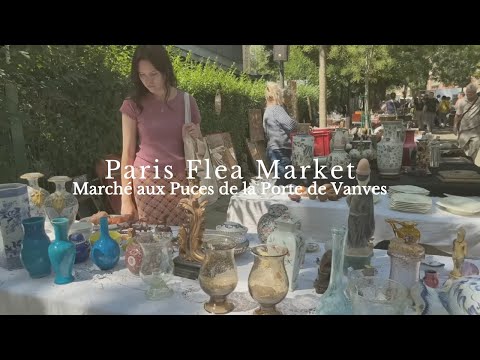 Paris Flea Market Porte de Vanves TOUR | Vintage Treasures