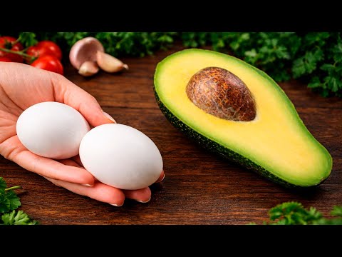 In Spain, they taught me this trick with avocado! A 10 minute recipe! Avocado with eggs!