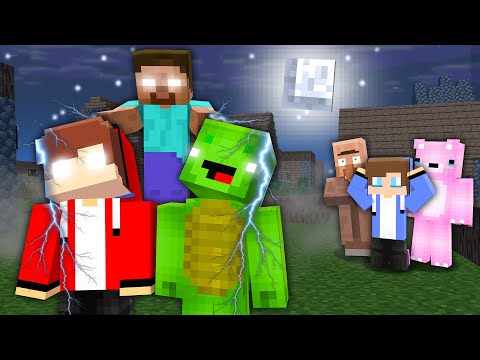 JJ and Mikey Decided to Become Herobrines?!