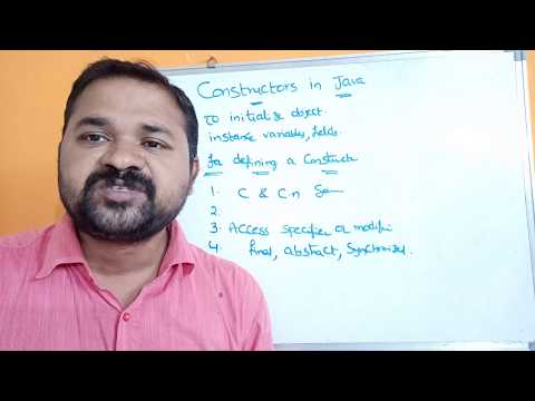Constructors in Java | Types of Constructors | Use of Constructors