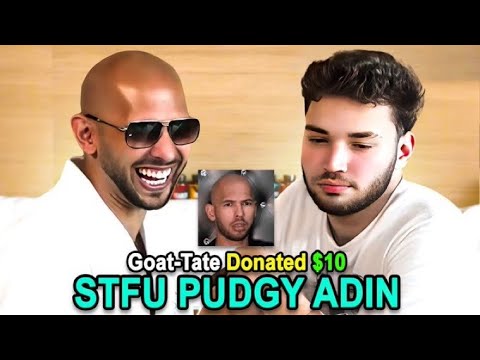 Adin Ross & Andrew Tate get TROLLED By Chat..