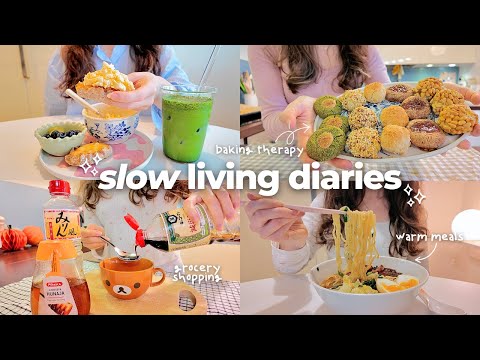 slow living day at home 🍂 cooking warm meals & autumn baking