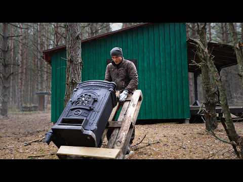 Installing a Wood Stove in My Off-Grid Cabin