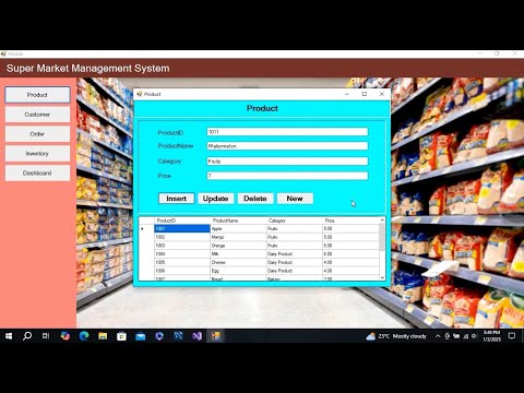 C# Full Project | Supermarket Management System