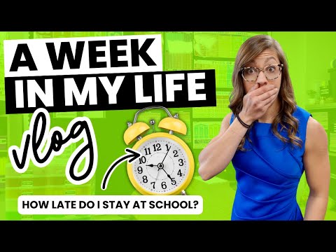 What Time I Leave School Every Day as a Teacher | A Week In My Life VLOG
