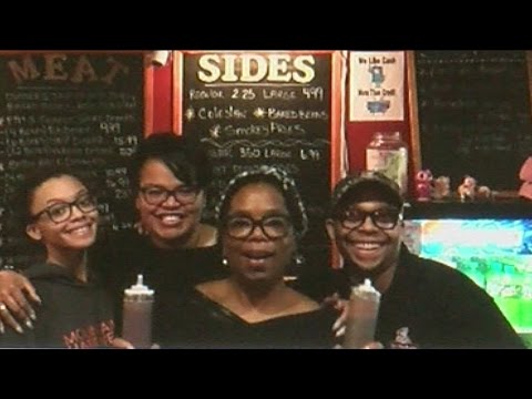 Inside the BBQ joint owned by Oprah's niece
