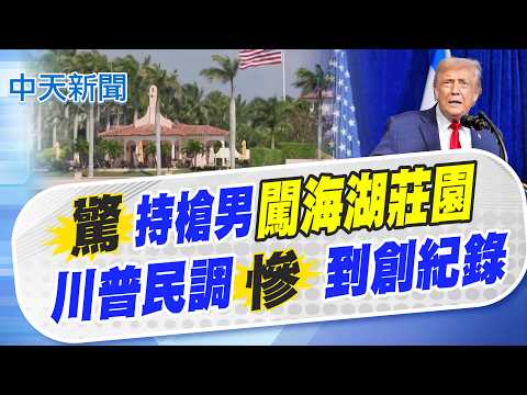 【張雅婷報新聞】持槍男闖海湖莊園! 川普民調慘到創紀錄!｜美軍助攻擊斃頭號毒梟! 墨西哥陷"血腥報復"動亂 精華版 20260223 @中天電視CtiTv