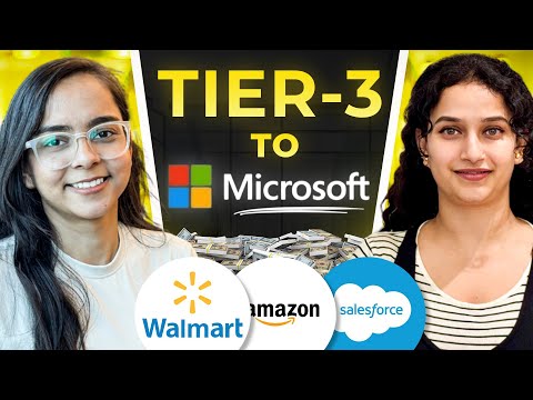 How She Cracked Microsoft coming from Tier 3 College | Full Strategy and Study Plan Discussed