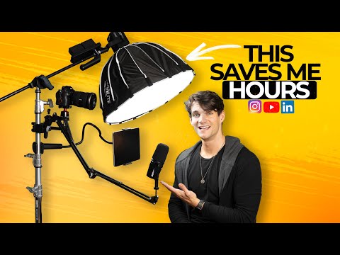 ENTIRE Wireless YouTube Studio on ONE STAND (On Wheels!)