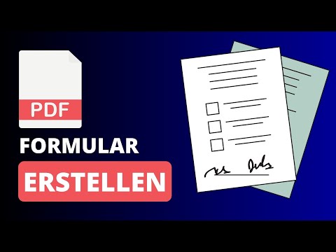 Ausfüllbares PDF Formular erstellen (Einfache Anleitung)