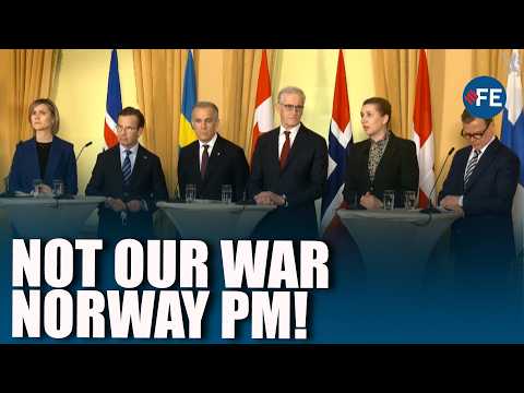 It’s Not Our War’ Norway PM Warns Middle East Conflict Impacting Europe