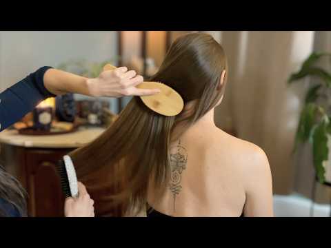 ASMR ✨ Pure Hair Brushing for Deep Sleep & Relaxation | No Talking (Real Person, Hair Play ASMR)