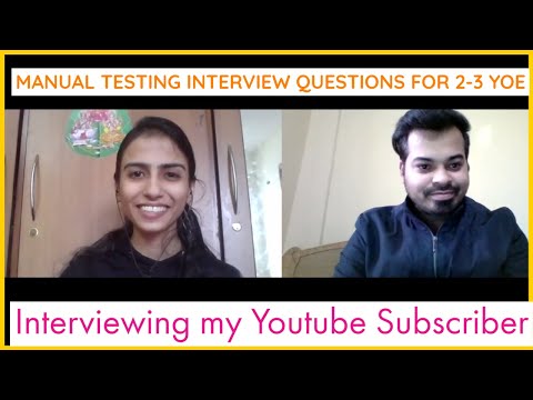 Software Testing Mock Interview for 2-3 YOE | Manual Testing Mock Interview | SoftwareTestingbyMKT