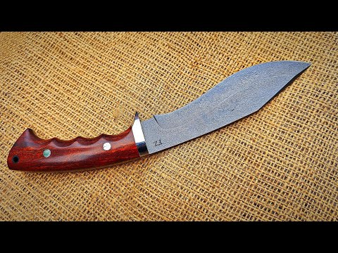 Wootz steel from 350 steel balls. Making a mini kukri knife