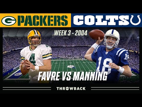 Favre vs. Manning: A MUST SEE Underrated Shootout! (Packers vs. Colts 2004, Week 3)