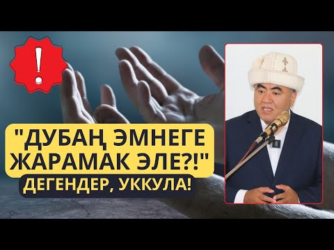 "ДУБАҢ ЭМНЕГЕ ЖАРАМАК ЭЛЕ?!" ДЕГЕНДЕР, УККУЛА!
