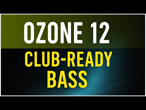 Ozone 12 Bass Control blew my mind in perfecting this techno track