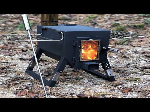 Making a camping sensibility firewood stove