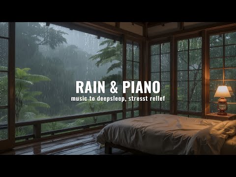 Sleep Deep on a Rainy Night | Soft Rain on the Window for Peaceful Sleep & Relaxation ⛈️