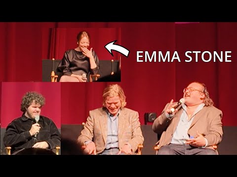 Stavros and Aidan Delbis steal the show at BUGONIA Premiere w/ Emma Stone, Jesse Plemons