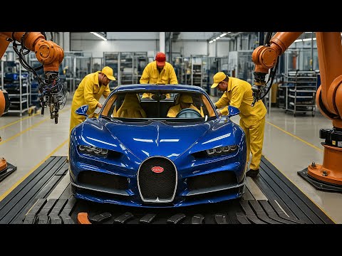 Inside the Bugatti Factory: From Carbon Fiber to 490 km/h Hypercar (Full Process)