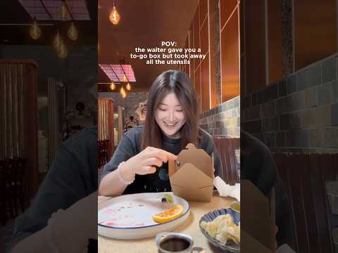 Waiter took away my utensils