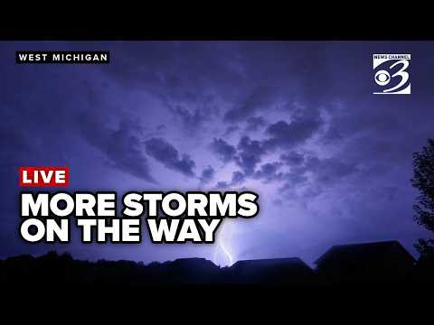 LIVE: More storms are on the way to West Michigan. We've got the latest forecast.