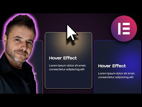 Create A Glowing Cursor On Card Hover In Elementor ( No Plugins )