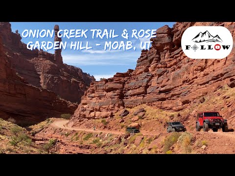 Onion Creek Trail & Rose Garden Hill - Moab, Utah
