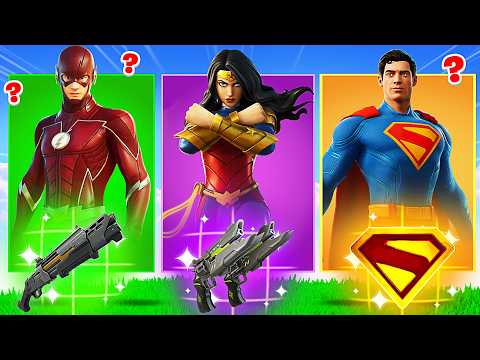 The *RANDOM* JUSTICE LEAGUE BOSS Challenge! (Fortnite)