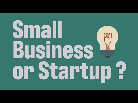 Entrepreneurship 101: Startup or Small Business?