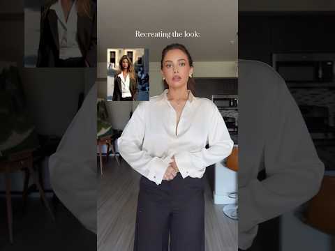 Silk on silk 🍂 #howtostyle #styling #fashionhacks #classicstyle #fallstyle