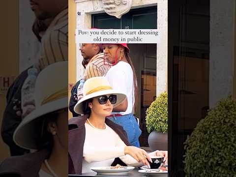 Wait for it…😅 Elegance always turns heads! ⚜️ #oldmoney #elegant #reactions #oldmoneystyle